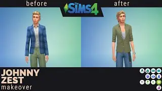 Johnny Zest Makeover | Sims 4 | Speed Build