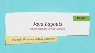 #13 Java Tutorial: GUI - Layout Manager 