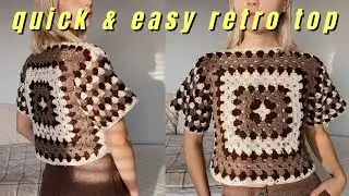 This may be the easiest crochet top I've ever made / beginner crochet tutorial