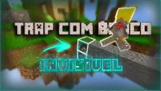 Fazendo Uma trap usando blocos invisíveis no the Hive SkyWars (Minecraft Bedrock)