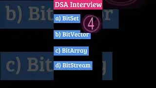Which class in Java can be used to represent bit array? #shorts