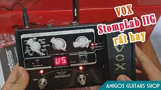 Instructions for using the VOX StompLab 2G guitar pedal - made in Japan - are very simple | Guita...