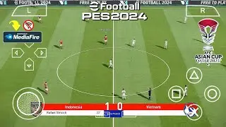 eFootball PES 2024 PPSSPP Asian Cup (AFC Asian Cup Qatar) New Update Kits & Squad