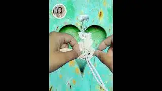 Macramê nó ondulado, tutorial para iniciantes.
