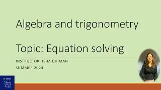 Algebraic equations- solution techniques || Radical equations || Absolute value equations