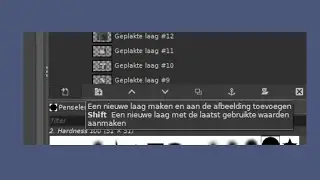 GIMP - nieuwe laag #3.3