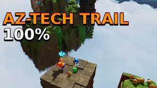 Astro Bot - Az-Tech Trail - All Bots, Puzzle Pieces & Secret Level Location