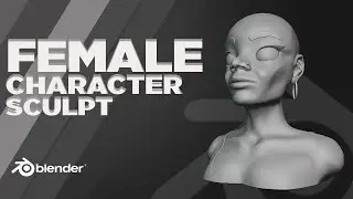 How to sculpt female character | Blender | [speed art] #2