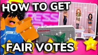 How To *GET FAIR VOTES* in DRESS TO IMPRESS | Get The Stars You Deserve