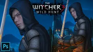 Обработка Фото в стиле The Witcher 3 | Photoshop | Процесс Создания