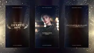 Premiere Pro Template: Awards Instagram Pack + Free Font