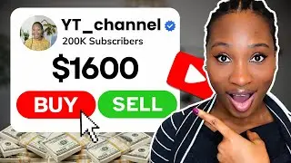 how to buy a monetized youtube chanel *step-by-step guide*