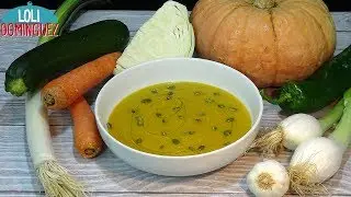 Cream of Vegetable Soup with Pumpkin. A healthy, vegan, and vegetarian recipe. Loli Domínguez - H...
