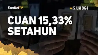 Cuan 15,33% Setahun, Harga Emas Antam Hari Ini Rontok (5 Juni 2024) | KONTAN Harga Emas