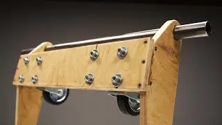 Cool plywood mechanism! I am very pleased with the result!