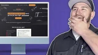I Surprised a Handyman With a FREE Website
