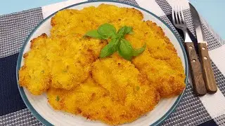 Snitel din piept de pui la cuptor, super fraged si suculent!