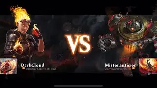 Brawl: Chandra (R) VS Gix (B)