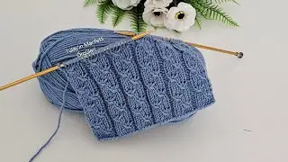 Atkı, Bere, Yelek, Şal Ve Bebek Battaniyesi İçin Örgü Modeli #knitting
