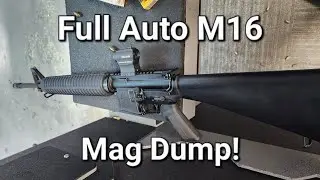 Full Automatic M16 Mag dump!