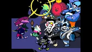 Deltarune but Kris is Bleeding mod all major fights showcase