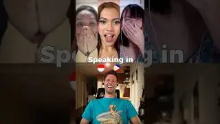 German Polyglot surprise Girls by Speaking Tagalog and Indonesian!