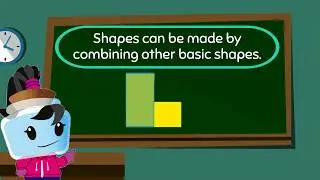 What are composite shapes - 1st Grade Math (1.GA.2)