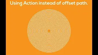 Illustrator Action instead of offset path.