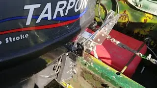 ТАRPON 9,9, ПОДКЛЮЧЕНИЕ ГАЗА К ДИСТАНЦИИ, СВОИМИ РУКАМИ