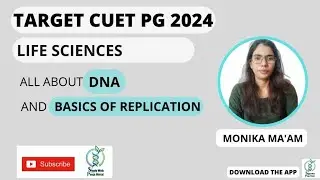 Lec.1 Basics of Molecular Biology - DNA Structure & DNA Replication Details-CUET|GAT-B|IIT-JAM|BARC