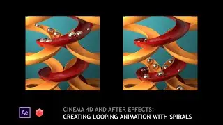 [PREVIEW] Cinema 4D - Loop Series 04/05 - Creating Looping Animation with Spirals