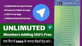 How to add members in telegram group | Telegram scraper | Telegram member adder