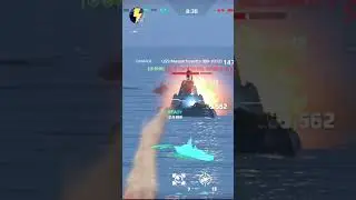 USS Massachusetts 1 vs 1, Modern Warships #shorts #modernwarships