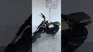 Custom Grunt EVO fat tire electric motorcycle