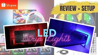 Ralph + Jennery | Murang RGB LED Strip Lights sa Shopee | Unboxing & Setup