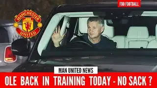 Ole Gunnar Solskjaer back in Training | Ole Stays for Now | Manchester United
