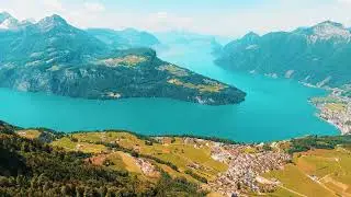 Morschach - Fronalpstock in Schwyz/Switzerland [Drone Video]