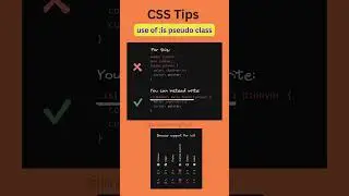 is pseudo class | CSS Tips