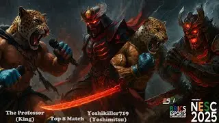 Tekken 8 NESC 2025 Top 8 Tournament Match between Yoshikiller vs The Professor