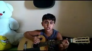 hello sky, in the clouds. Song on the guitar