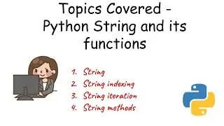 Python strings and its functions