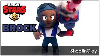 [brawlstars] How to make Brock in an attacking motion with soft clay (clay tutorial)