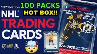 TIMS HOTBOX!? 2024 TIM HORTONS 10TH ANNIVERSARY TRADING CARDS - 100 PACK BREAK - Pt. 1