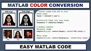 Simple MATLAB code Convert Image RGB to Gray in MATLAB  ~xRay Pixy