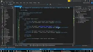 How to create web application and connect SQL Server through Visual studio 2017C#