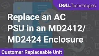 How to Replace an AC Power Supply Unit (PSU) in an MD24 2U Enclosure