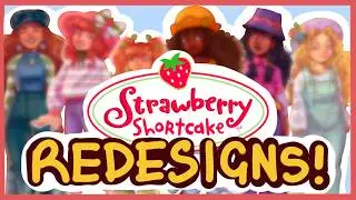 Redesigning Strawberry Shortcake Characters 🍓✨| Speedpainting + Commentary