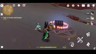 Some pyro torches + totem locations In desert area, Sumeru | Genshin Impact
