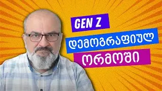 Gen Z დემოგრაფიულ ორმოში - ალექსანდრე ჯეჯელავა