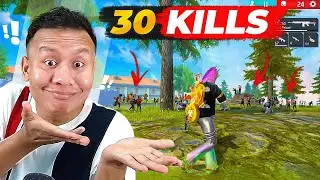 30 Kills Op Solo Vs Squad Gameplay with Golden Sakura S01 😱 Tonde Gamer - Free Fire Max